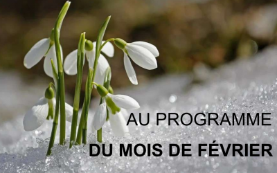 Au programme du mois de février à la maison Grand